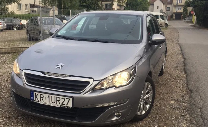 peugeot Peugeot 308 cena 40800 przebieg: 96000, rok produkcji 2018 z Kraków